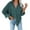 Green, variant on Poseca Women Corduroy Oversized Long Sleeve Shirt Button Down Blouses Tops Jacket