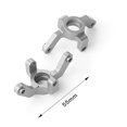 thumbnail image 5 of Soporte de cubo de dirección Vogacara de aleación de aluminio para 1/10 XTE XBE RC Plata, 5 of 5