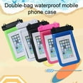thumbnail image 5 of Waterproof Cell Phone Pouch Clear Underwater Phone Holder Protector Universal Mobile Phone Dry Bag with Neck Lanyard for Beach Swimming Pool, 5 of 8