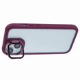 thumbnail image 4 of s9S For iPhone 15 Case Lens Frame Kickstand PC + TPU Clear Phone q0J Cover - Dark Blue, 4 of 5