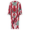 thumbnail image 4 of SUNSIOM Family Matching Christmas Pajamas Set Christmas Tree Print Holiday Pajamas Sleepwear Tops Pants, 4 of 9