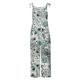thumbnail image 4 of ICHUANYI Clearance Women Ladies Printed Summer Sleeveless Backless Loose Long Playsuits Rompers Jumpsuit(Army Green, XL) ICHUANYI WER2023080815201, 4 of 5