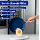 thumbnail image 3 of Flavor Kitchen Batería de Cocina 13 Piezas | Sartenes Antiadherentes y de Acero Inoxidable Quirúrgico | Juego de Ollas y Sartenes | Apto para Inducción, Horno y Lavavajillas | Libre de PFOA y PTFE, 3 of 8