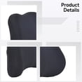 thumbnail image 3 of Memory Foam Seat Cushion for Car Office, U-Shaped Design, Ergonomic Lumbar Support, Thick Sponge Padding for Pressure Relief, Ideal for Post-Surgery Comfort, Black, 3 of 5
