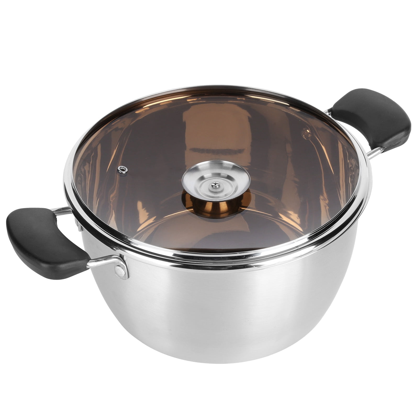 Peahefy Professional Composite Steel Household Soup Pot Thickened Milk