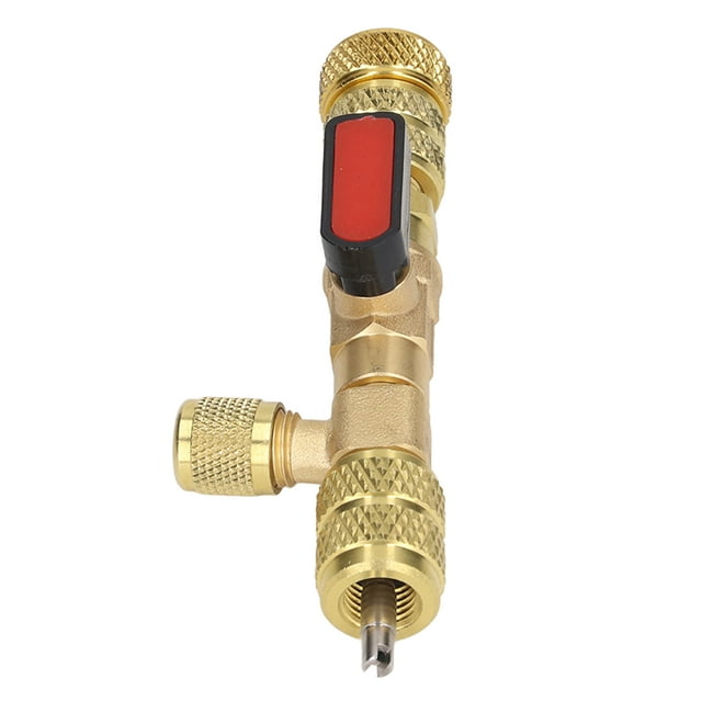 Installateur de Noyau de Vanne, Dissolvant de Noyau de Vanne 1/4SAE Outil de Retrait de Noyau de Vanne de Réfrigération Outil de Retrait de Noyau de Vanne