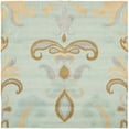 thumbnail image 6 of SAFAVIEH Soho Savannah Wool Runner Rug, Light Blue/Multi, 2'6" x 8', 6 of 10