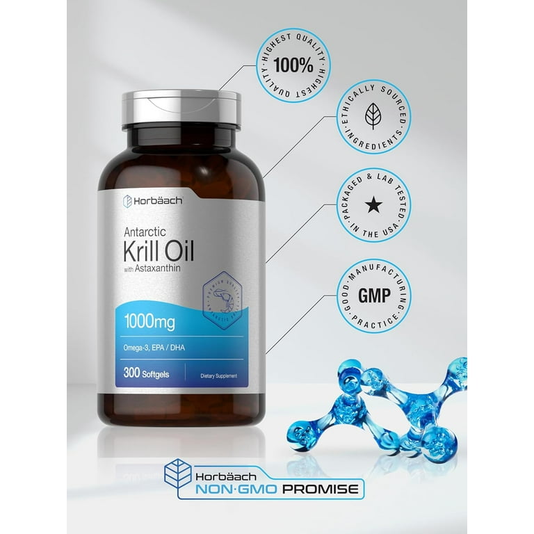 Olio Di Krill Antartico Di Massima Forza 2000 Mg 120 Softgels Omega-3 EPA DHA In - Foto 6