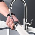 thumbnail image 2 of Grifo de cocina giratorio para ahorro de agua Extensión de grifo de cocina / Filtro de boquilla giratoria para ahorro de agua de 360 grados / 3 métodos de salida de agua / Aumento de presión de agua Adepaton Llaves Grifos y Regaderas, 2 of 8
