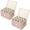 Beige 2PACK, variant on 16 Cell Grey 2PACK Stemware Holder Storage Containers