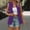 Purple, variant on Women's Sleeveless Open Front Blazer Vest Ladies Business Casual Cardigan Jackets