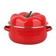 thumbnail image 1 of Olla para tomates, calentador de alimentos, olla caliente de 1,6 L, olla para guisar, olla para sopa reutilizable, vaporera para cocinar arroz para al, 1 of 8