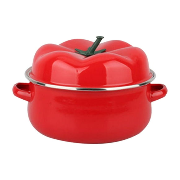 Olla para tomates, calentador de alimentos, olla caliente de 1,6 L, olla para hervir , olla para estofado, olla para sopa reutilizable,