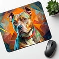 thumbnail image 6 of Staffordshire Bull Terrier Staffy Dog Contemporary Art Mouse Pad Low Profile Gaming Mat, 6 of 7