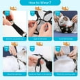 thumbnail image 3 of Small Dog Harness, Cat Leash and Harness Set with Cute Bowtie & Adjustable Metal Clip, Breathable Air Mesh Walking Harness for Puppies, Kitties, Cats, Rabbits, Bunnies, 3 of 6