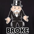 thumbnail image 3 of CafePress - Monopoly Broke Hoodie (Dark) - Pullover Hoodie, Classic, Comfortable Hooded Sweatshirt, 3 of 4