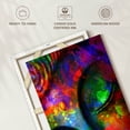 thumbnail image 6 of Elephant Stock Colorful Lord Buddha Head Wall Art - Vertical Canvas Wall Art - Living Room Wall Decor - People Canvas - Purple And Blue Decor - 24" x 36", 6 of 8
