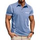 thumbnail image 1 of pstuiky camiseta de hombre, Camiseta deportiva informal de manga corta con bolsillos para hombre, color liso, para entrenamiento físico camisetas de hombre l, 1 of 5