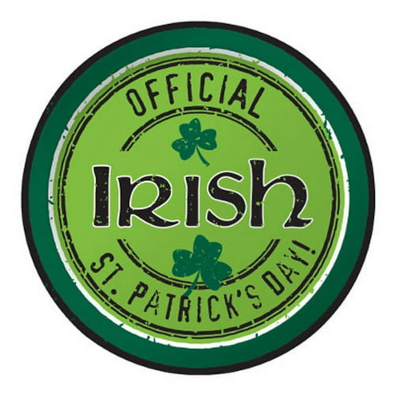 St. Patrick's Day 'Official Irish' Small Paper Plates (8ct)