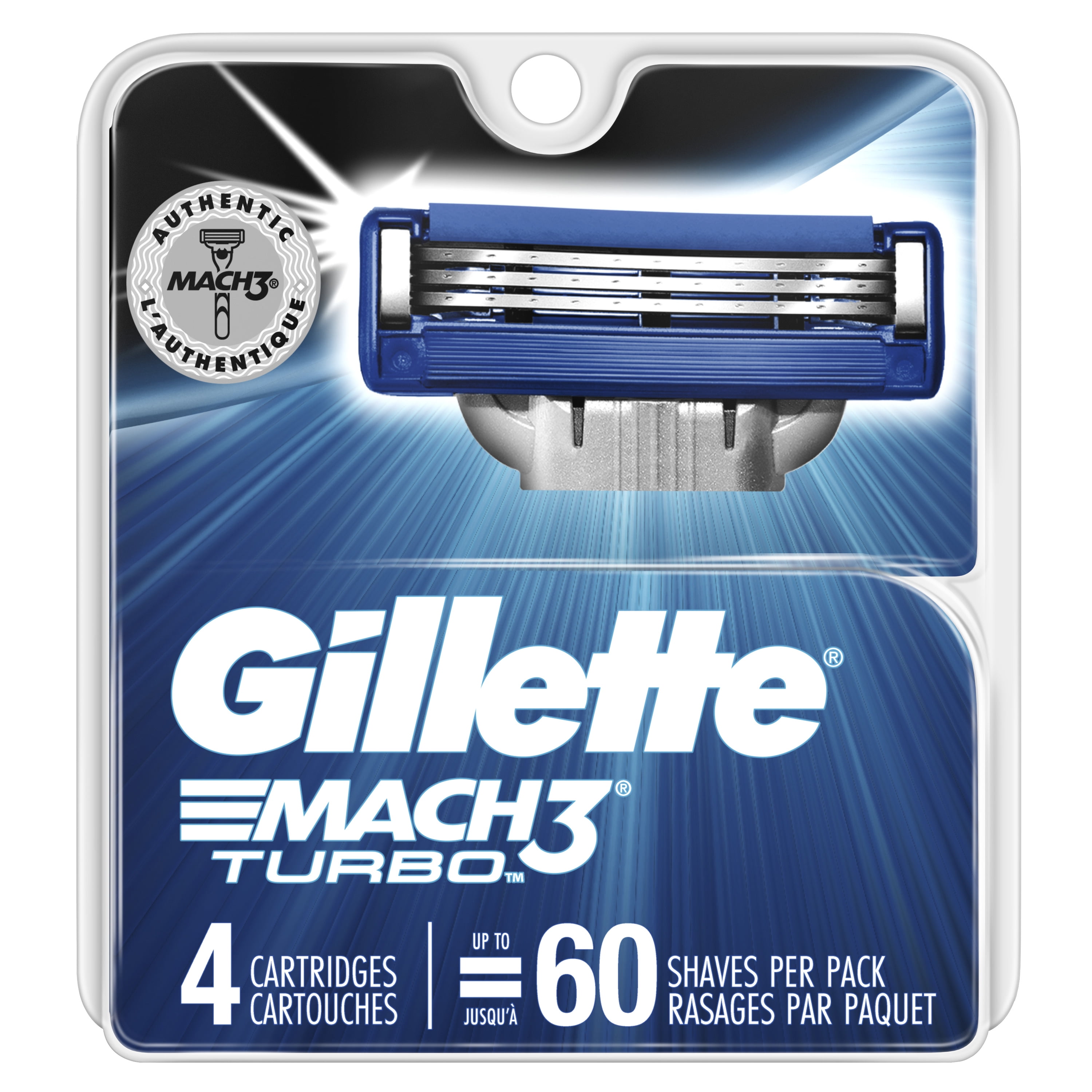 Gå tilbage elegant forsikring Gillette Mach3 Turbo Mens Razor Blade Refill Cartridges, 10 ct - Walmart.com