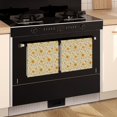 thumbnail image 3 of 2 Pcs Sunflower and Leaf Beige Pattern Funny Kitchen Towels, Microfiber Dish Towels, Kitchen Tea Towels Set 18" X 26", 3 of 6