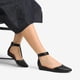 thumbnail image 5 of Zapatos planos con cuña baja y correa al tobillo para mujer DREAM PAIRS en negro, 5 of 7