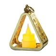 thumbnail image 2 of Lámpara de noche, luz suave, decoración de habitación, pequeño regalo, lámpara de mesa triangular, adorno para interiores, oficina, chimenea, oro, 2 of 8