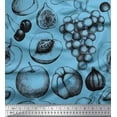 thumbnail image 1 of Soimoi Rayon Fabric Mix Fruits Print Fabric by Yard 42 Inch Wide, 1 of 3