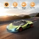 thumbnail image 3 of Coche a control remoto MIEBELY Lamborghini escala 1:12 verde, 3 of 7