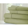 thumbnail image 2 of Merit Linens Luxury Hotel Quality Soft Embossed Checker 4 Piece Bed Sheet Set - Twin - Sage, 2 of 2