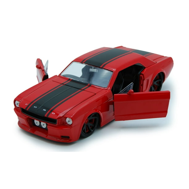 1965 Ford Mustang, Red - Jada Toys Bigtime Muscle 90545 - 1/24 scale ...