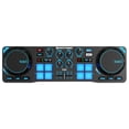 thumbnail image 2 of Hercules DJControl Compact USB 2-Deck DJ Controller Mixer + Headphones + Case, 2 of 11