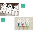 thumbnail image 5 of Bonito soporte para cepillos de dientes con ventosa para decoración del hogar, baño, montaje en pared, talla única, 5 of 5