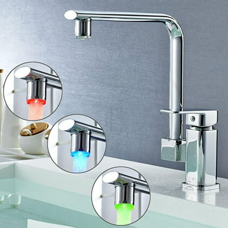 Rovate Led Kitchen Faucets Br 360 Degree Swivel Single Handle Rovate Led Kitchen Faucets Br 360 Degree Swivel Single Handle Hole Pull Out Sink