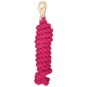 Tough 1 Braided Cotton Lead with Trigger Bull Snap, Pink, 8 1/2'