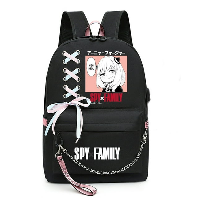 Mochila Spys Familys Anya Forger para niños, escuela, nailon