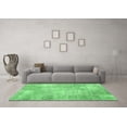thumbnail image 3 of Ahgly Company Indoor Rectangle Patchwork Emerald Green Transitional Area Rugs, 7' x 9', 3 of 4