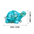 thumbnail image 2 of Zeceouar Crystal Turtle Figurines Natural Healing Amethyst Tortoise Statue Paperweight Hand Carved Pocket Sculpture Home, 2 of 5
