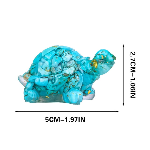 Decorative Objects Crystal Turtle Figurines Natural Healing Amethyst Tortoise Statue Paperweight Hand Carved Pocket Sculpture Home
