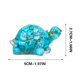 thumbnail image 2 of Figura de Tortuga de Cristal de Amatista Tallada a Mano | Estatua de Tortuga de Piedra Curativa Natural | Pisapapeles de Bolsillo | Decoración para El Hogar y La Oficina, 2 of 5