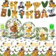 thumbnail image 2 of Vajilla desechable con tema del Rey León de Disney, decoraciones para fiesta de cumpleaños, globos, platos, servilletas, suministros para fiesta infantil, 2 of 5