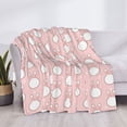 thumbnail image 3 of Rateoe Cute Rabbit Pattern Flannel Throw Blanket, Ultra-soft Blanket for Bed, Couch, Car, Hypoallergenic Anti-pilling blanket-50"x40"(Horizontal), 3 of 6