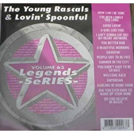 Young Rascals Lovin Spoonful Legends Karaoke CDG