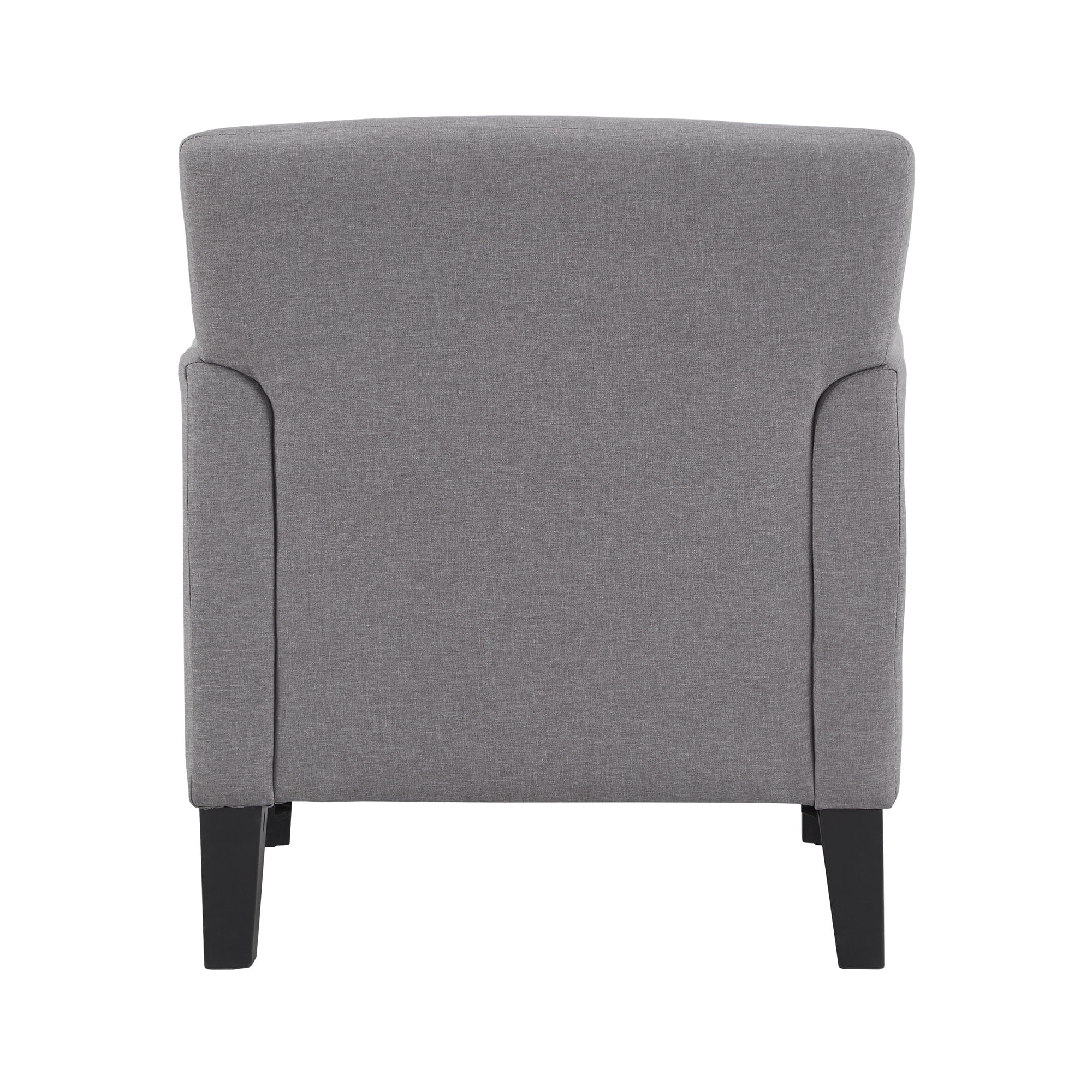 Weston Home Tribeca Modern Accent Chair, Grey Linen