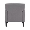 thumbnail image 2 of Weston Home Tribeca Modern Accent Chair, Grey Linen, 2 of 8