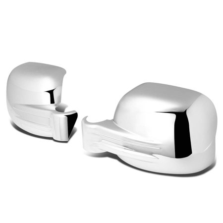 Chrome Side Door Mirror Cover For 02-07 Jeep Liberty KJ Pair of Exterior Side Door Mirror Covers (Chrome) 03 04 05 06 ()