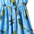 thumbnail image 4 of Fsqjgq Baby Girl Clothes Little Girl Formal Dresses Trendy Purple Dress Sky Blue Girls Summer Dress Fruit and Floral Print Sleeveless Casual A Line Dresses Beach Dresses 3 To 9 Years 120, 4 of 4
