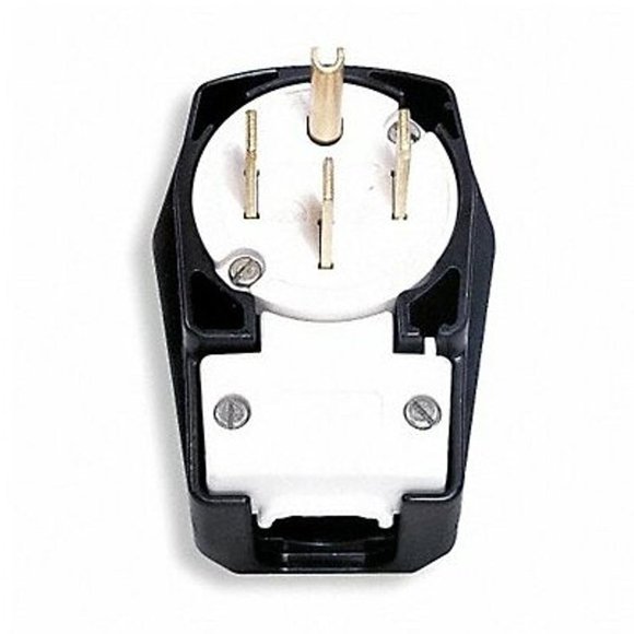 Hubbell HBL9452C Prise, Angle, 3 Pôles, 4 Fils, 50 Ampères, 125/250V, 14-50P