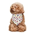 thumbnail image 4 of Naloa Tulips Flowers Dog Bandanas 1PC Washable Triangle Dog Scarfs Premium Durable Fabric, for Small Medium Large Dogs and Cats, 4 of 6