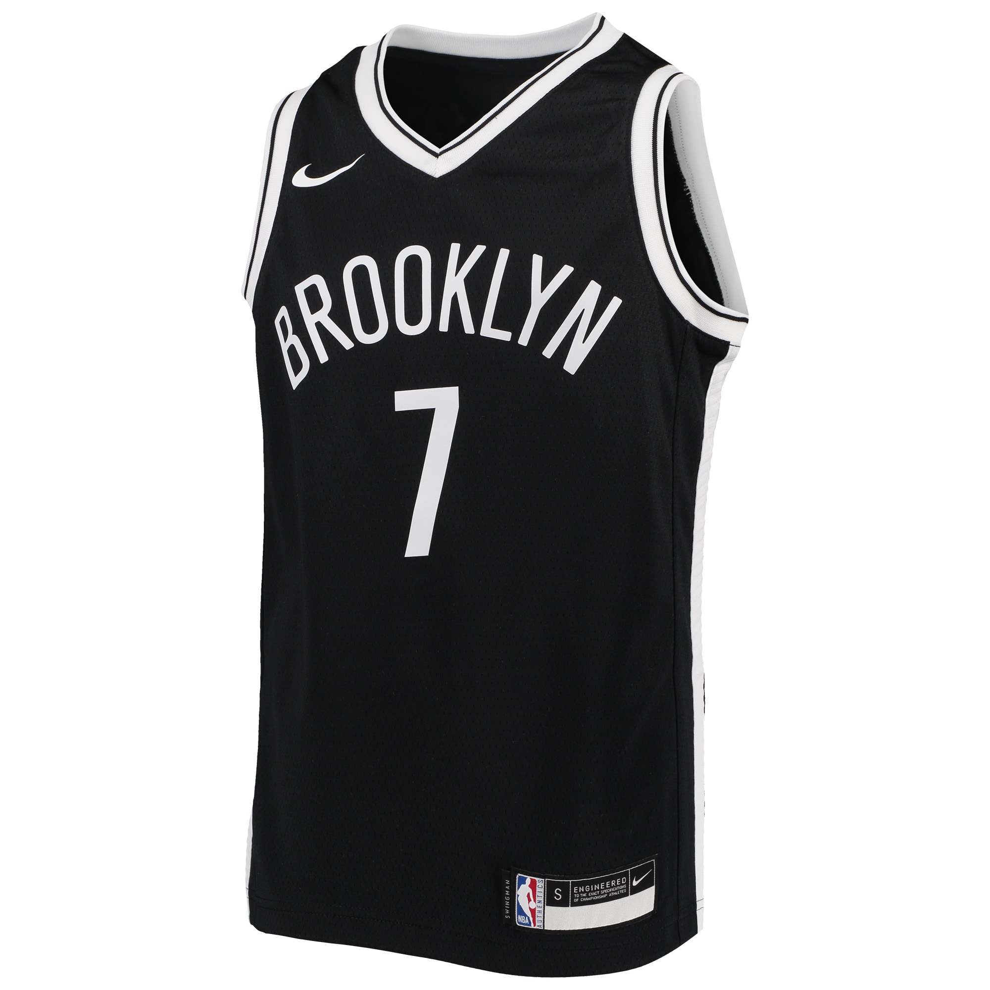 Youth Nike Kevin Durant Black Brooklyn Nets Swingman Jersey - Icon Edition - image 2 of 3